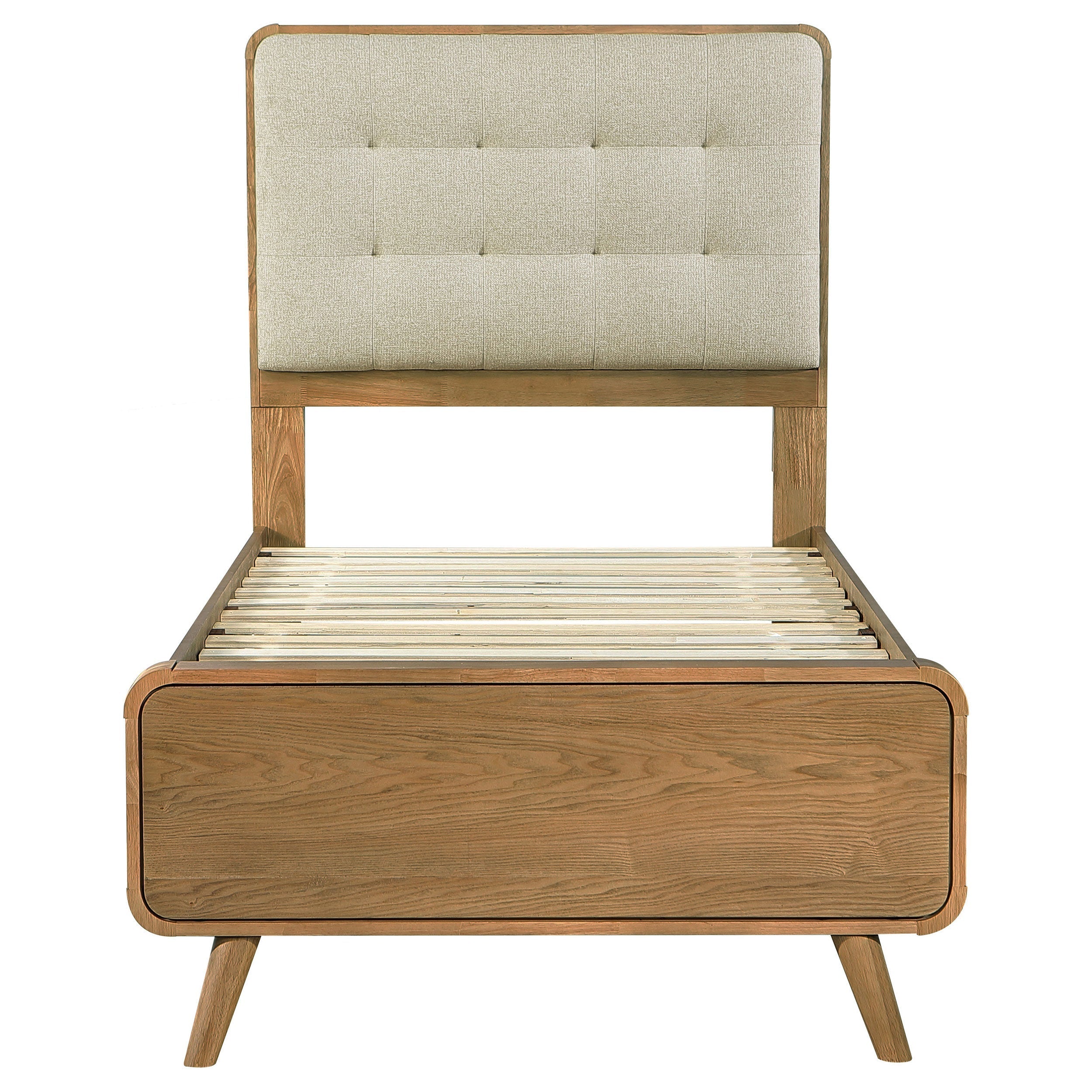 Robyn Wood California King Platform Bed Dark Walnut