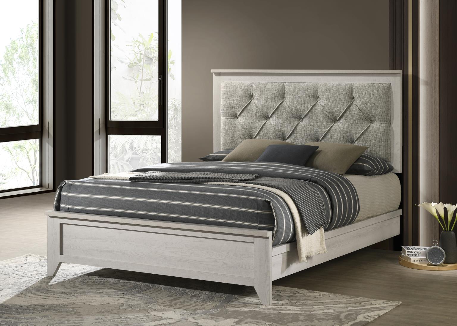 QUEEN/KING BED FRAME - DRESSER - MIRROR - CHEST - NIGHTSTAND