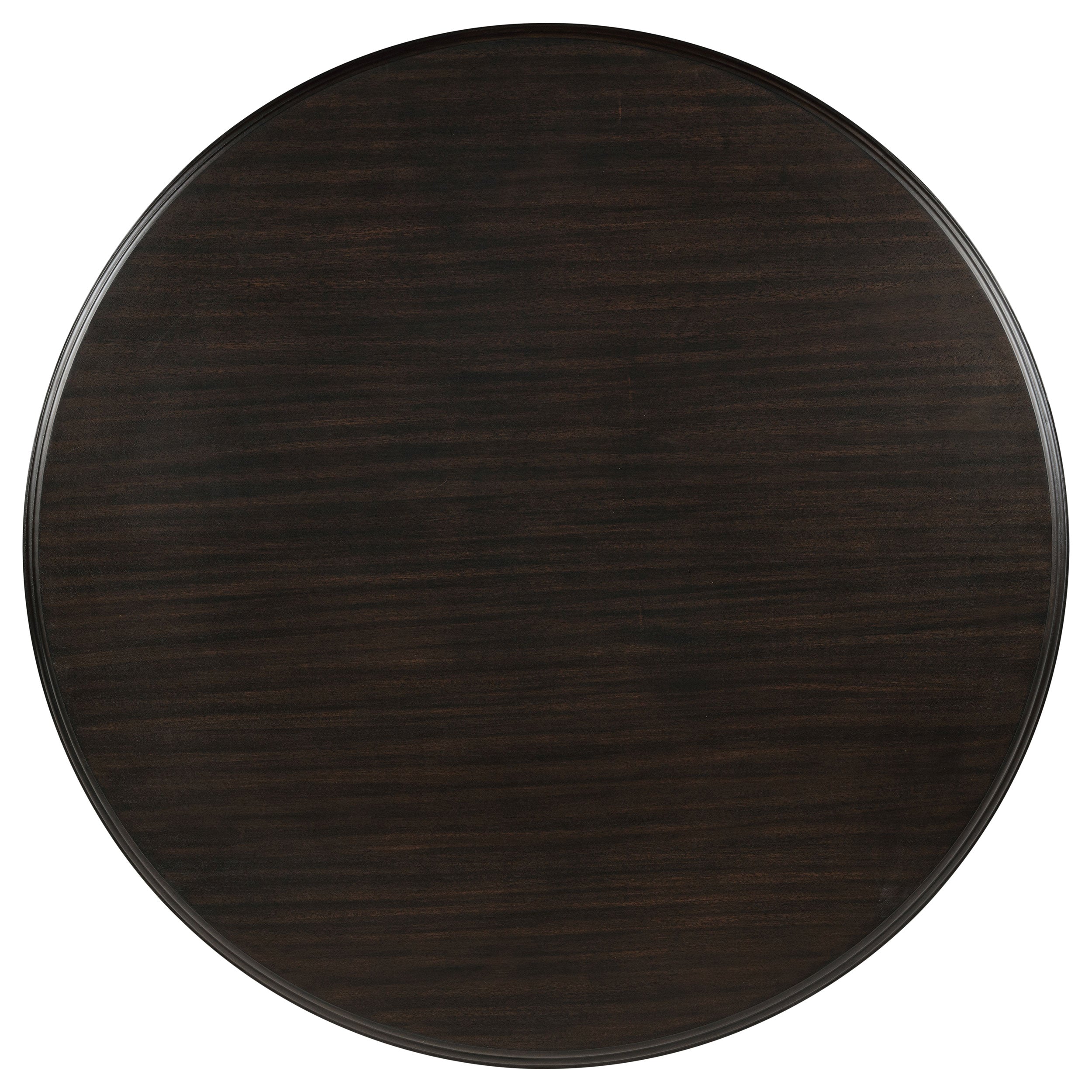 Twyla Round Wood Dining Room Table Set Dark Cocoa