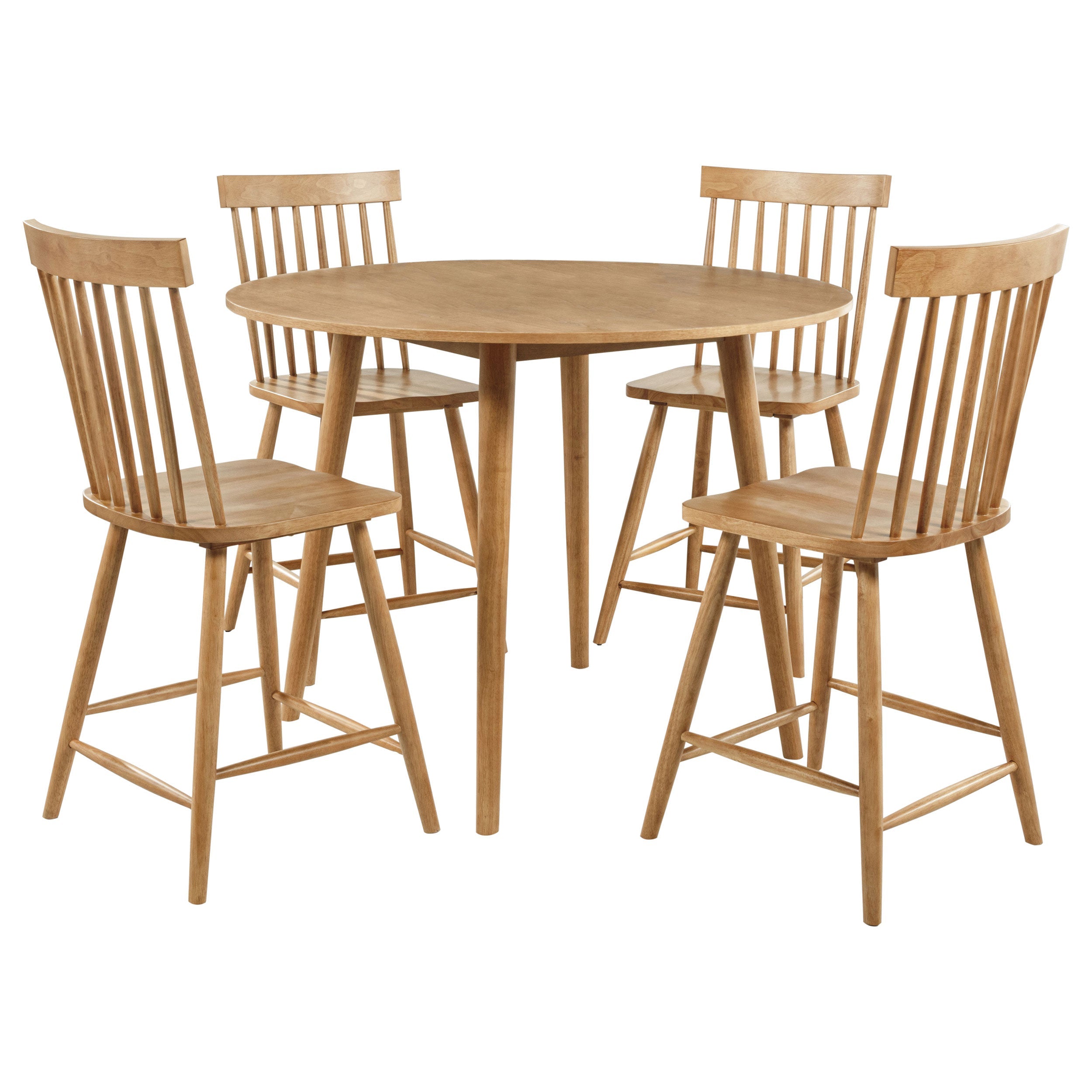 Andrews 5-piece Round Counter Height Dining Set