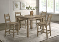 Cardova 5-piece Counter Height Dining Table Set Vineyard Oak