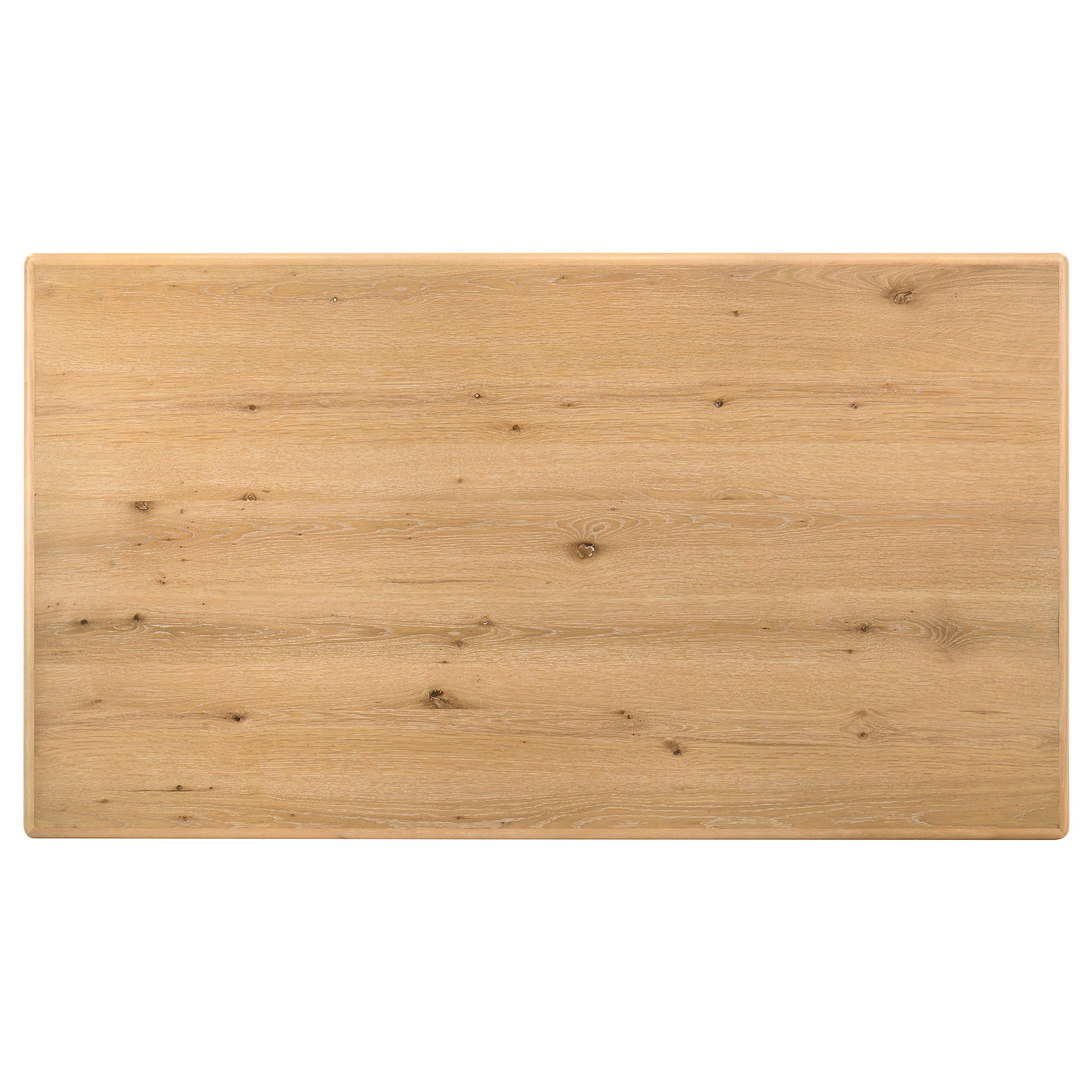 Duncan 7-piece Rectangular Wood Dining Table Set Washed Oak