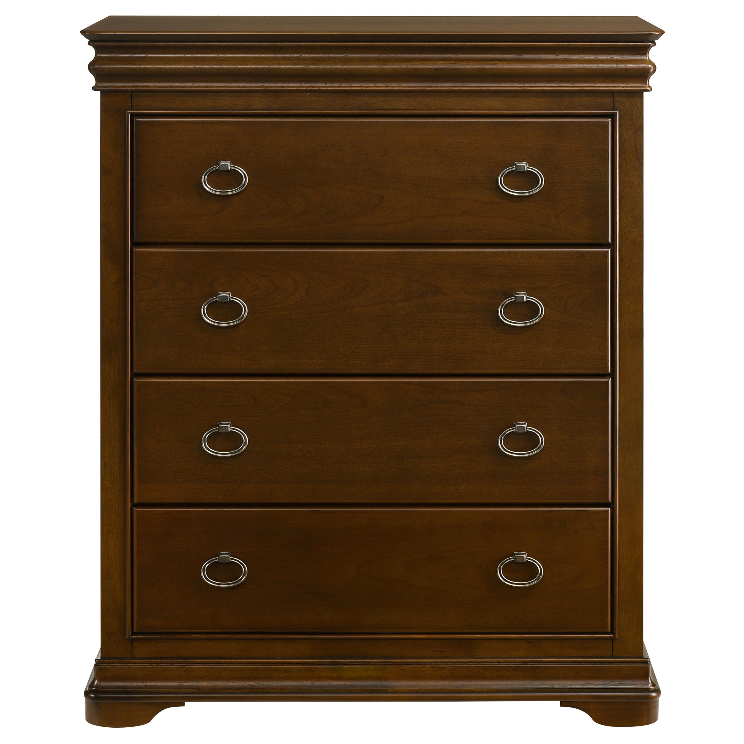 Garland 4-drawer Bedroom Chest of Drawers Brown Cherry