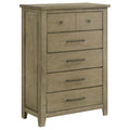Hazlewood 5-drawer Bedroom Chest of Drawers Vineyard Oak