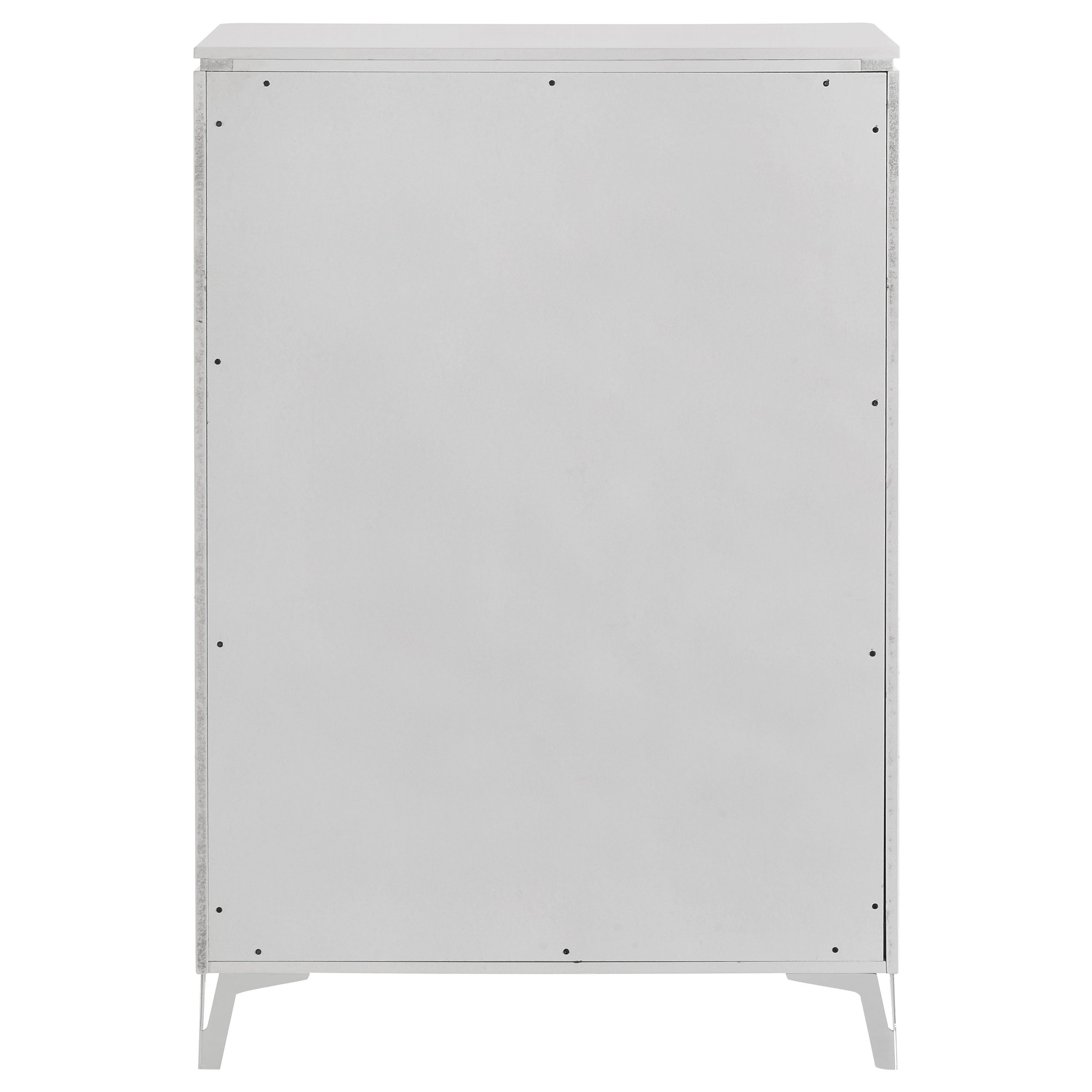 Cassia 5-drawer Bedroom Chest of Drawers White High Gloss