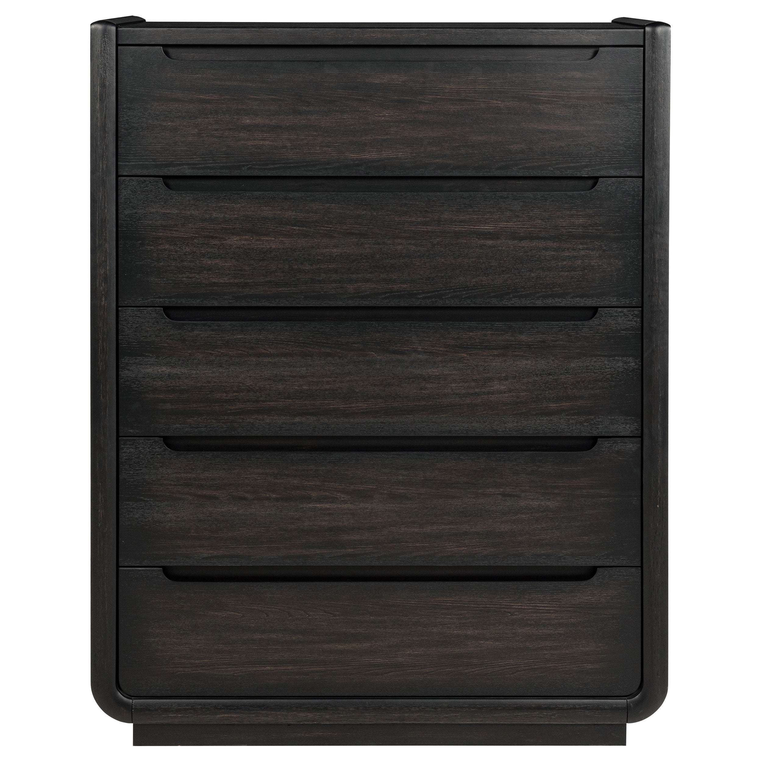 Leandro 5-drawer Bedroom Chest of Drawers Burnished Black