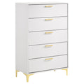 Kendall 5-drawer Bedroom Chest White