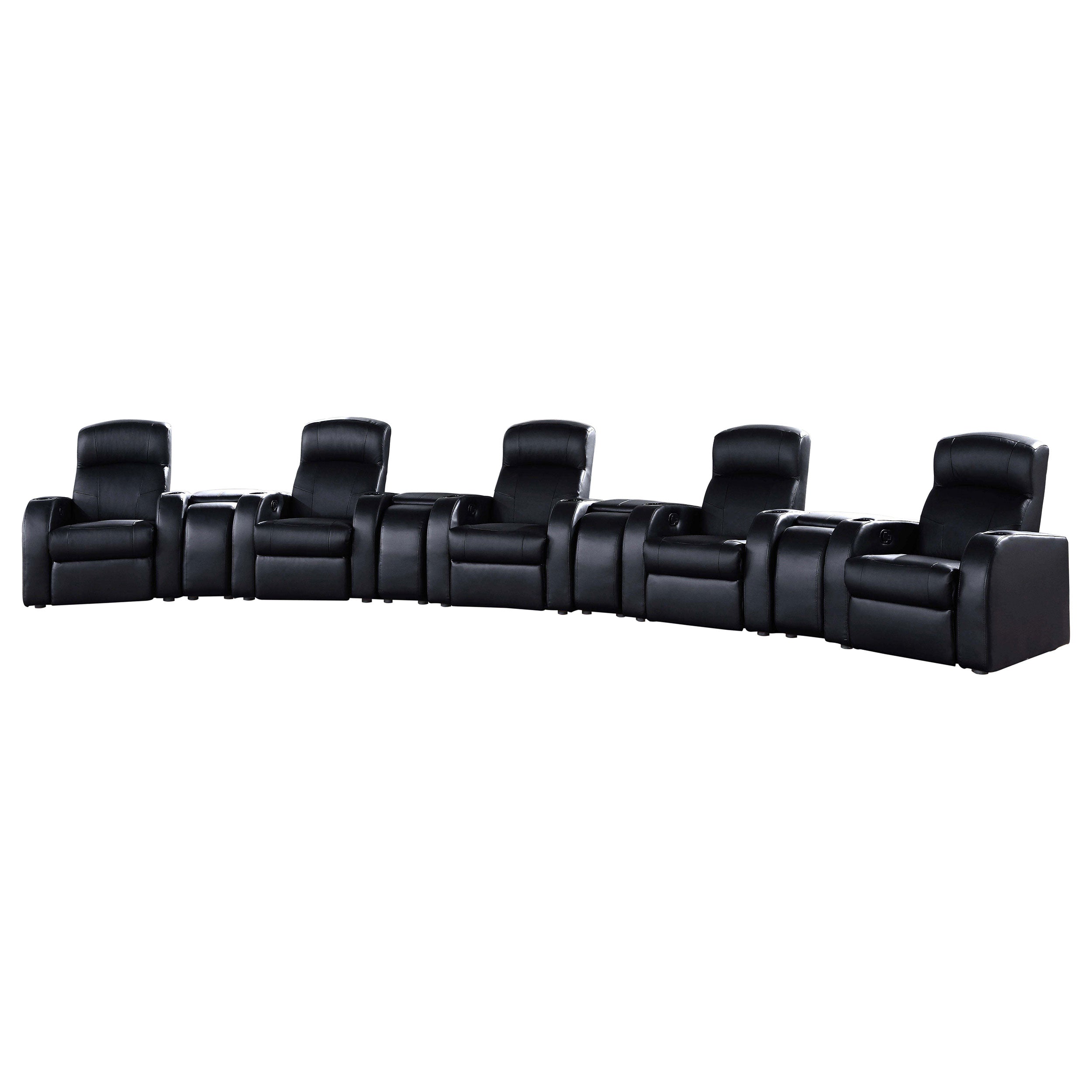 Cyrus  Upholstered Home Theater Seating