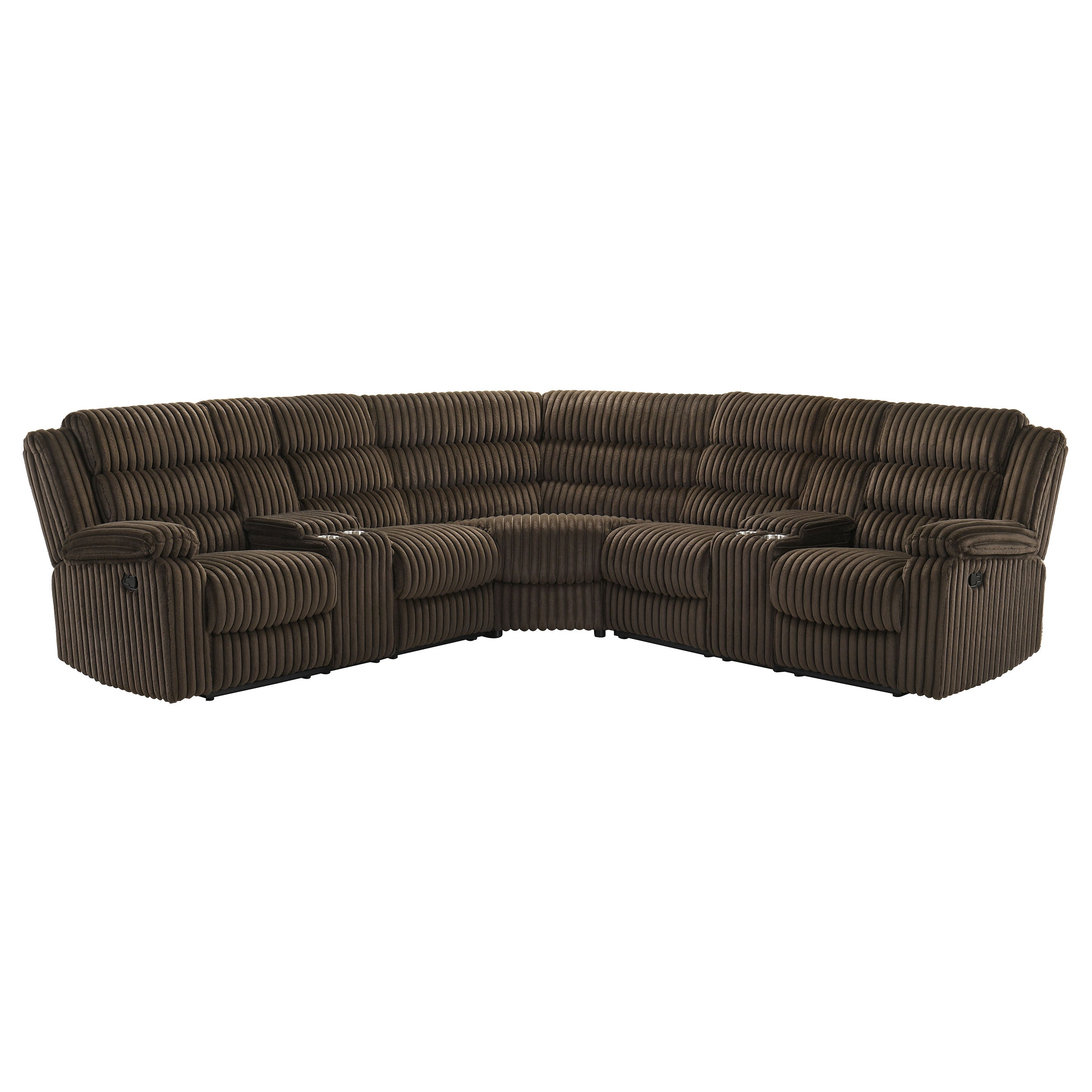 Atkinson Upholstered Reclining Sectional Sofa