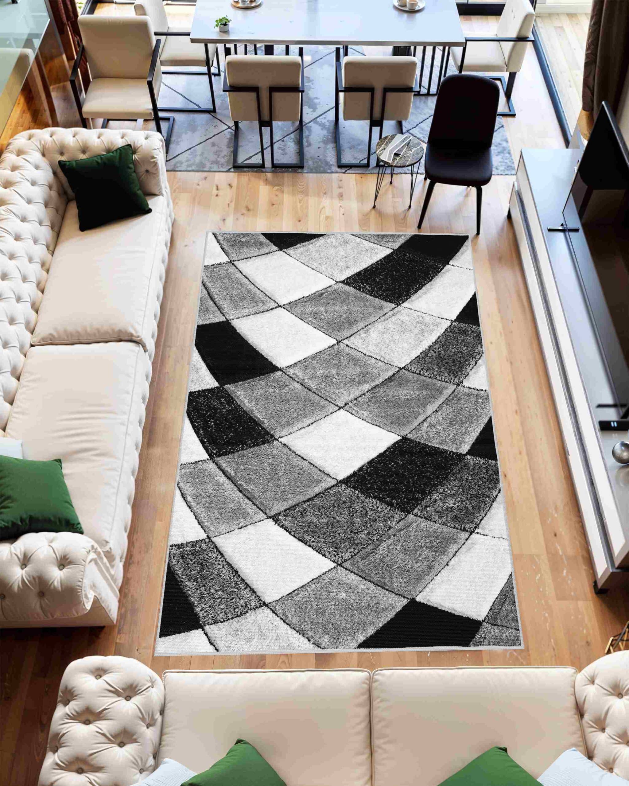 4D SHAGGY Rug Design 6492