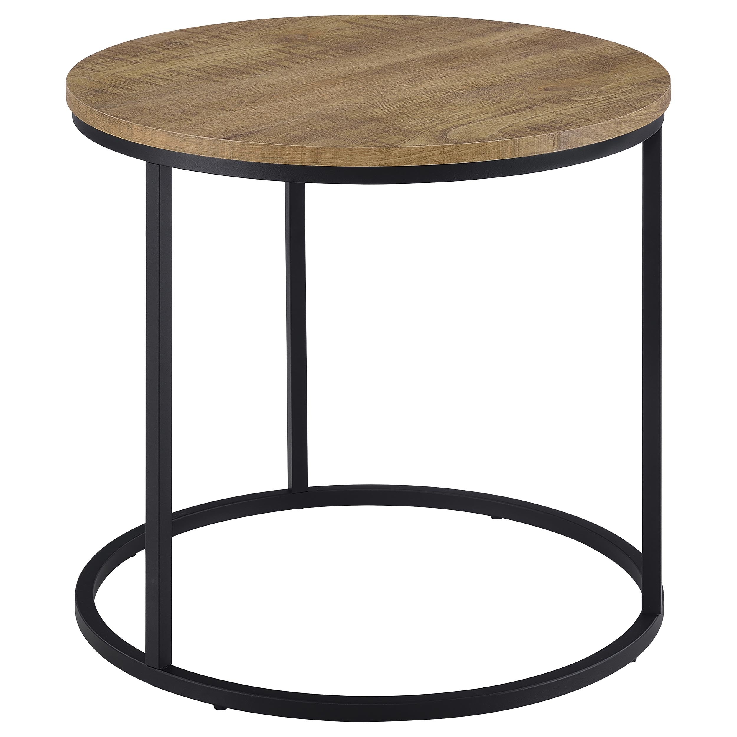 Lainey Round Occasional Side End Table Mango