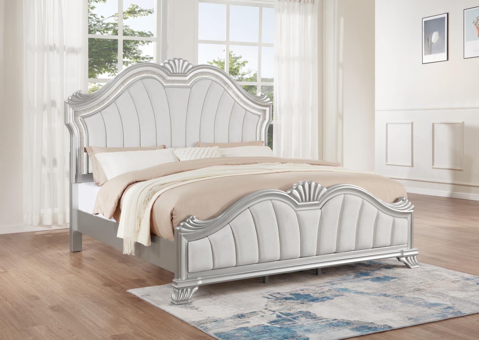 QUEEN/KING BED FRAME - DRESSER - MIRROR - CHEST - NIGHTSTAND