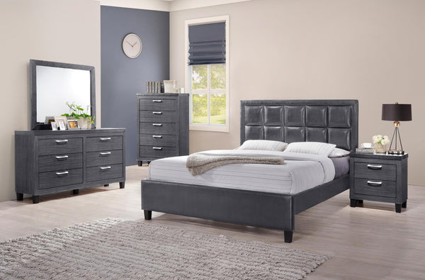 Amici Ash Gray Bedroom Collection
