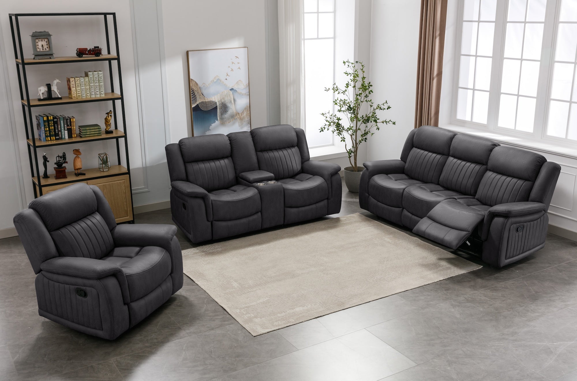 Reclining Living Room Set w/ Drop Table