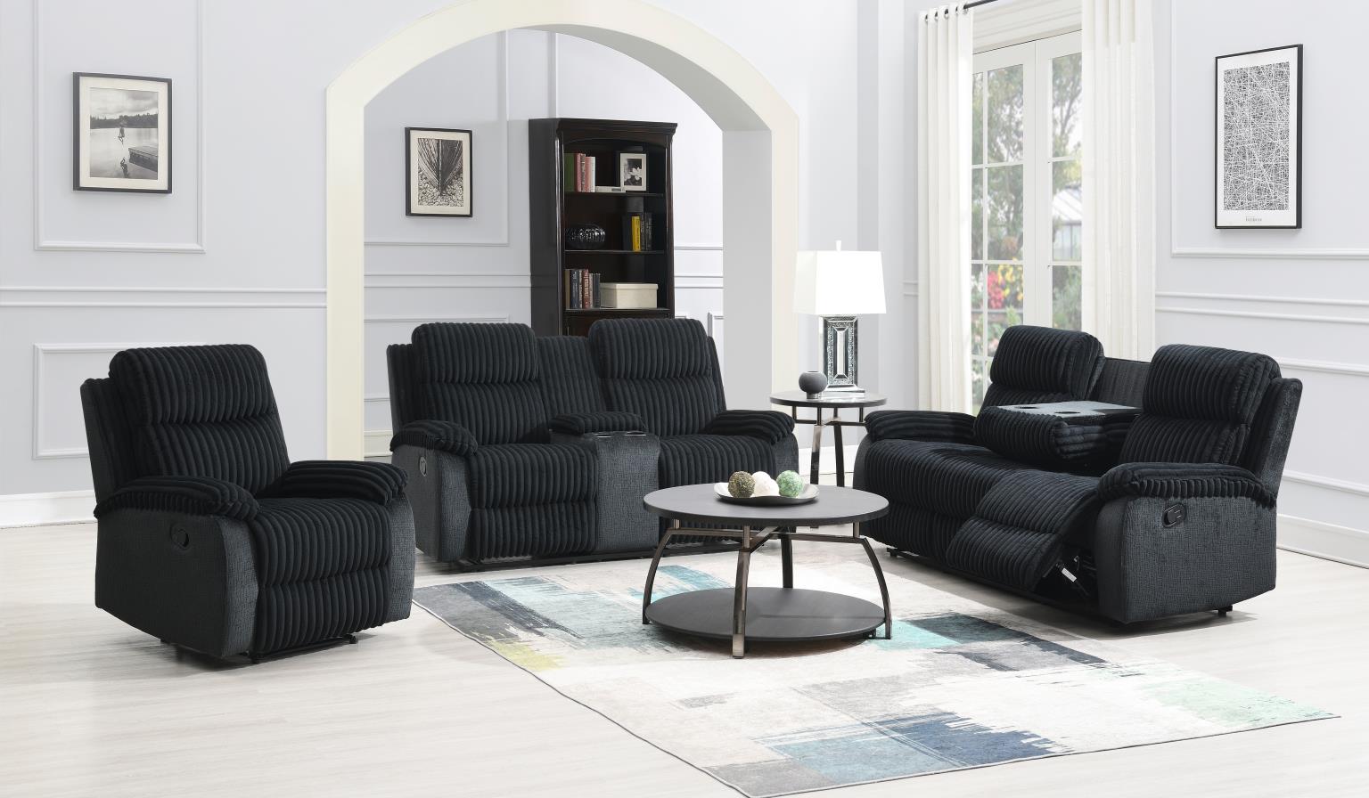 MOTION SOFA-MOTION LOVESEAT LIVING ROOM SET