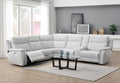 Agrippina Beige Power Reclining Sectional W/Power Headrest