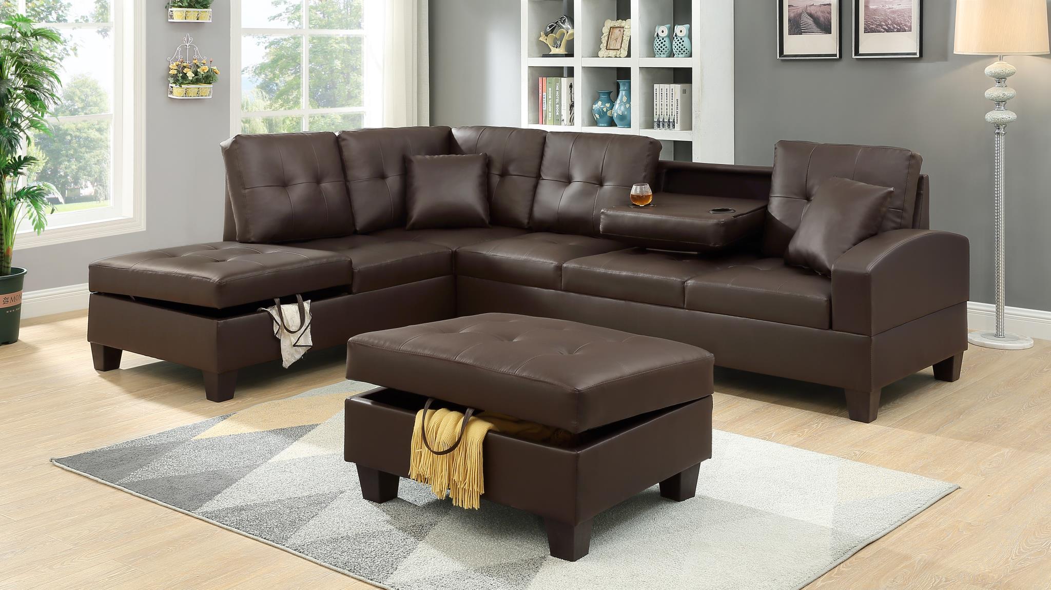 Alessia Brown Living Room Collection